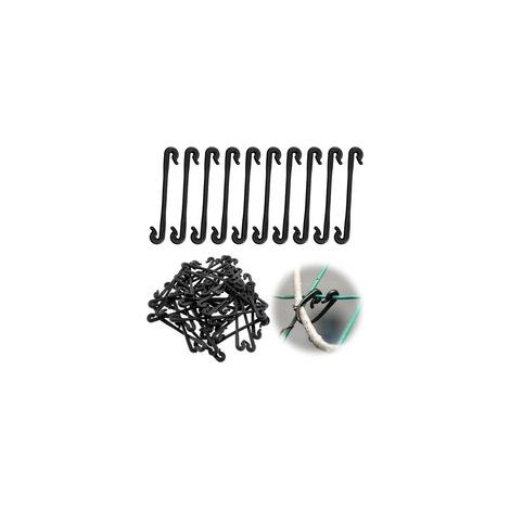 200 PCS Tomate Pince Plante Grimpante Clips Tomates 200 Pcs Crochets de Support de Tomate Clips de Vigne Raisin Crochets de Vigne pour Fruits Raisin Vigne Fixation Outils de Jardinage (Black) (1/5)