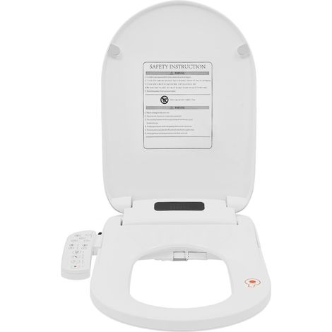 【Chauffage et ventilation】Siège de WC intelligent, siège de WC avec douche électrique et écran numérique, doté de fonctions de lavage et de séchage, température de l'eau réglable, spécialement conçu p (1/5)