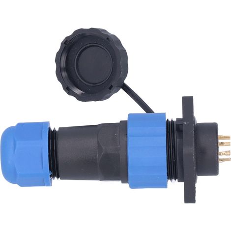 SP208 wasserdichter elektrischer Steckverbinder, 250 V 5 A quadratischer Luftfahrt-Lötstecker, 2-poliger Industrieadapter, Stecker/Buchse für Verkabelung (1/5)