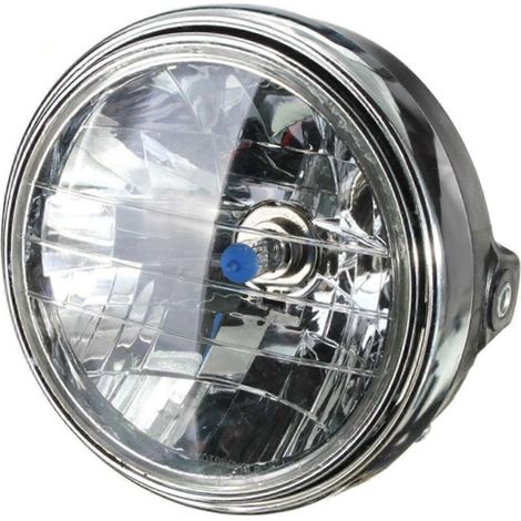 Phare de moto H4 à cristal haute luminosité 7 pouces 12V 35W (1/5)