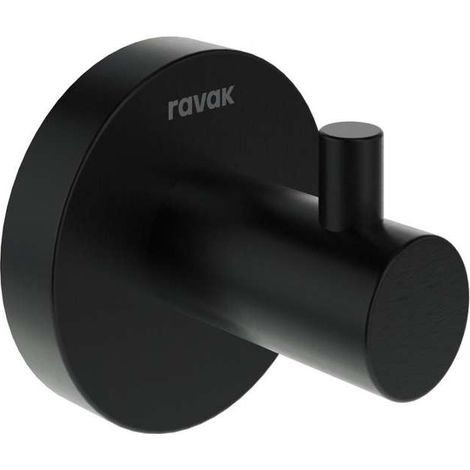 Ravak Kona - Gancho, negro mate X07P1299 (1/3)