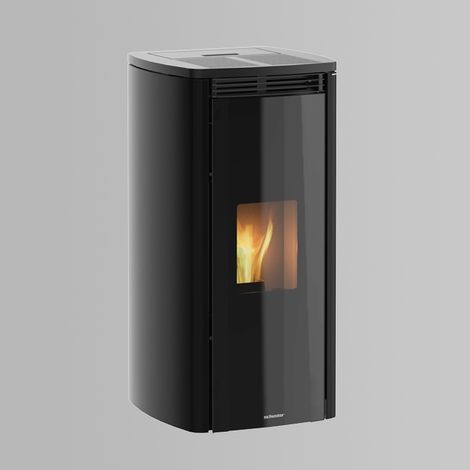 Estufa de Pellets 9 kW ZENA V Negra hasta 72 m² (1/5)