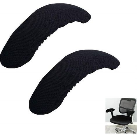Copribraccioli in 2 pezzi per sedie da ufficio, copribraccioli per sedie da gaming, copribraccioli elasticizzati in jacquard per sedie da computer, sfoderabili e lavabili. (1/5)