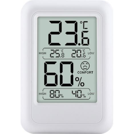 TS-FT0400 Thermomètre hygromètre d'intérieur avec niveau de confort (1/5)