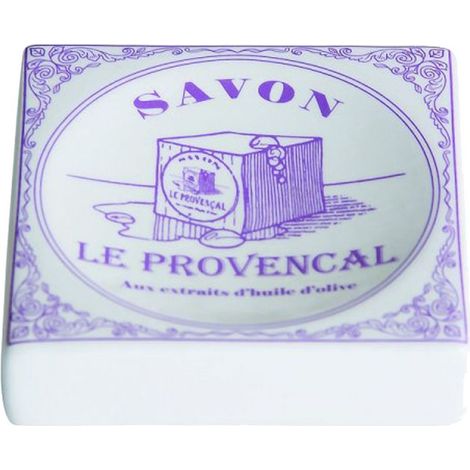 Porte savon carré en céramique - Provence