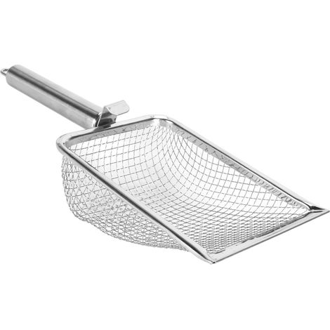 Pelle à litière Inox Anti-rouille avec Crochet de Suspension, Design Ergonomique pour Nettoyage Rapide et Facile des Bacs à Litière (1/4)