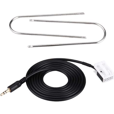 1 Câble Auxiliaire, Connecteur Jack 3,5mm, Adaptateur Audio Haute Vitesse, Pour Peugeot 207 307 C5