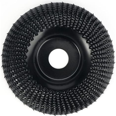 Disque Bois Meuleuse 125 mm Metal, Disque Abrasif 125mm, Disques de Meulage Bois en Carbure, Disque de Sculpture sur Bois, pour le Meulage Grossier des Matériaux, Sculpture Bois Tronconner (1/4)