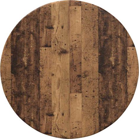 Maison Exclusive - Tischplatte Altholz Ø 40 x 1,5 cm Holzwerkstof (1/5)