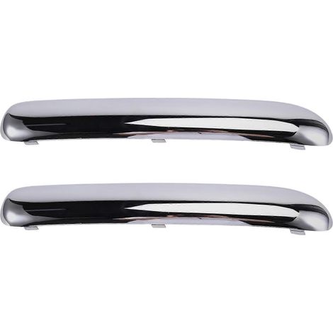 Embellecedores del parachoques delantero izquierdo y derecho 51116800143 51116800142 para Mini Cooper R50 2001-2004 Plata (1/5)