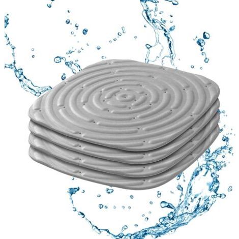PA Coussins de nidification lavables pour poules pondeuses 4pcs - Coussins de nidification pour poulailler gris (1/5)