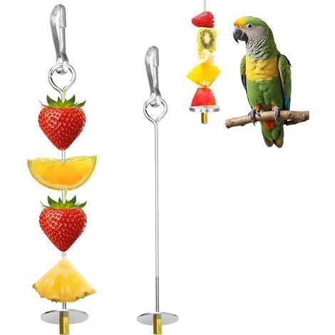 Spieße, Edelstahlwerkzeuge, Obst- und Gemüsehalter, Vogelkäfige, für Papageien und Wellensittiche (1/5)