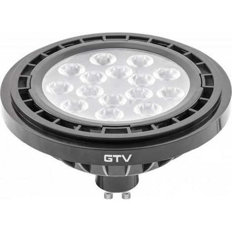 Lampadina LED A-G ES111 GU10 12,5W NW 40 gradi nera GTV (1/2)