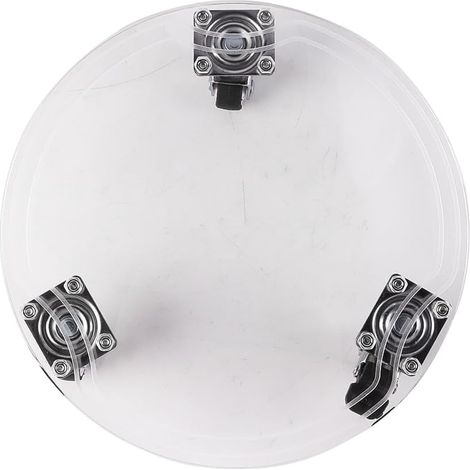 Chariot À Plantes Rond avec roulettes, Support Roulant Transparent pour Plantes en Pot D'intérieur Et D'extérieur, Déplaceur De Pot avec Déplacement Arbitraire. (1/5)