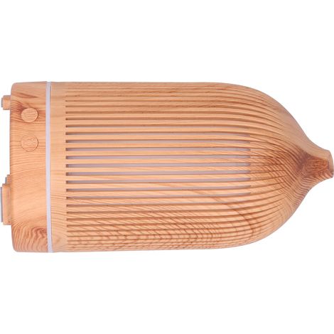 Humidificateur 200 ml à motif bois creux, mini diffuseur d'arômes, humidificateur veilleuse d'ambiance, alimentation USB (1/5)