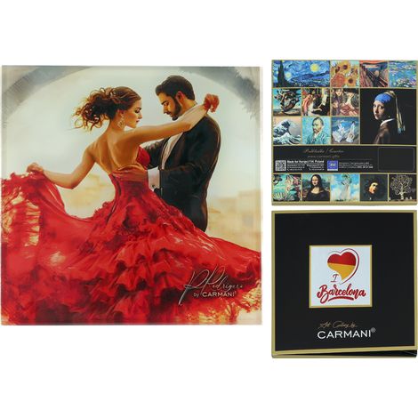 Carmani, posavasos de cristal 11,5x11,5cm - P. Rodriguez/Spanish Passions (1/5)