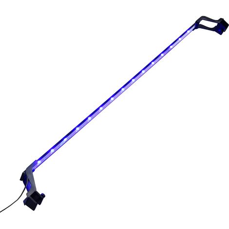 Éclairage pour aquarium vidaXL avec pinces, 115-130 cm, bleu et blanc (1/5)