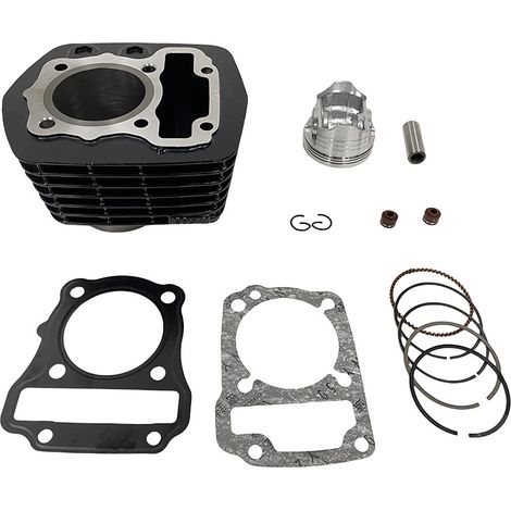 Motorcycle cylinder, compatible with cylinder liners and pistons of the Honda CB1, CB110, CB1, CB-1, CB110 (KWS). (1/4)