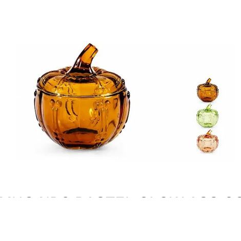 Glasbehälter Zucca bunt 9x9x9
