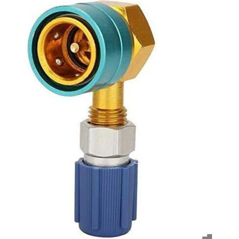 1 Adaptateur R1234YF vers R134A, Connecteur basse pression, Coupleur rapide pour tuyau de charge (1/3)