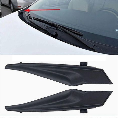 1 paire d'essuie-glaces d'angle pour pare-brise avant, compatible véhicules modèles 2014 à 2019, fixation adaptée, lot de 2 pièces pour nettoyage efficace du vitrage (1/5)