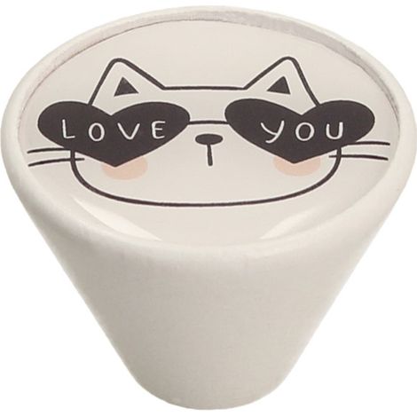 Pomello GD09, bianco opaco, cat 1 (1/4)