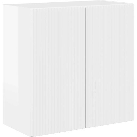 Maison Exclusive - TV-Wandschrank Hochglanz Weiß 59,5 x 31 x 60 c