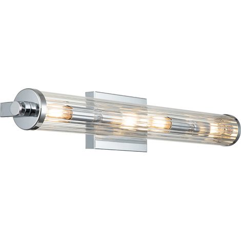 Elstead Kichler Azores Lampada da parete per bagno Cromo lucido, IP44 (1/5)