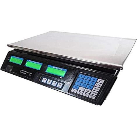 TEMPO DI SALDI Bilancia Elettronica Digitale Professionale Da 5 Gr A 40 Kg Con Divisione 5 Gr