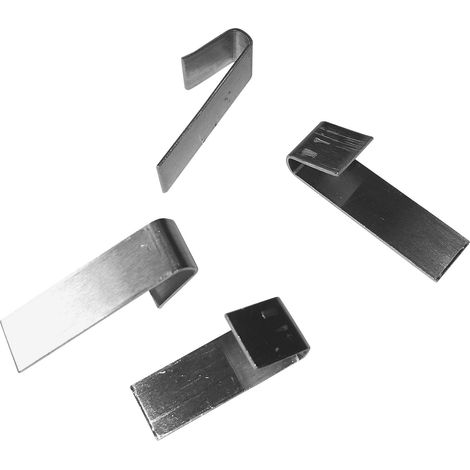Lot de 16 supports pour règles de serre