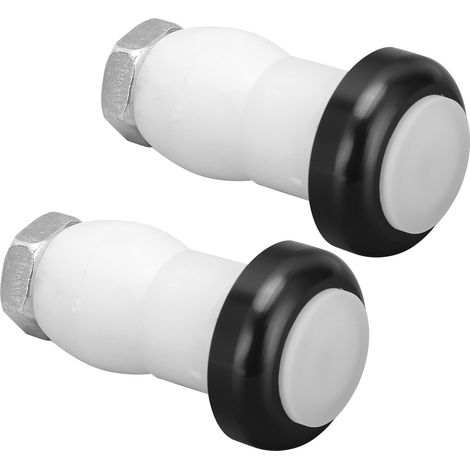 Lot de 2 feux de guidon LED réglables, visibles jusqu'à 20 mètres, avec piles intégrées (noir). (1/5)
