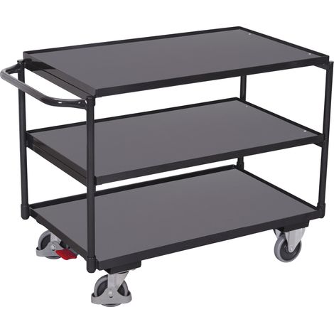 VarioFit Tischwagen mit 3 Ladeflächen RAL 7016 (1/4)