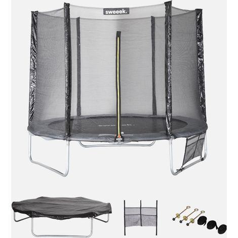 Cama elástica con pack de accesorios, 250cm (1/5)