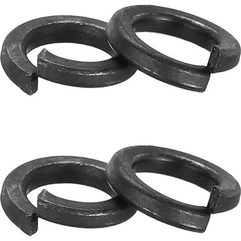 50 Pcs Rondelle Grower, Rondelle Grower M6 En Acier Inoxydable 304 Kit Assortiment Pour Vis Boulons, Noir (1/5)