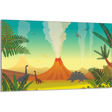 Glasschutzplatte für den Herd 80x52 Volcano