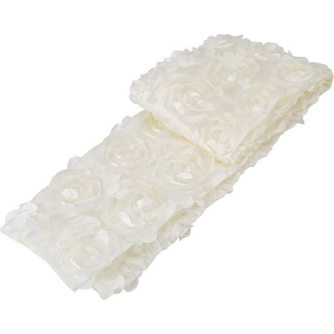 Accessoire photo pour nouveau-né : couverture d'emmaillotage douce pour bébé et tout-petit, couleur blanc laiteux. (1/5)
