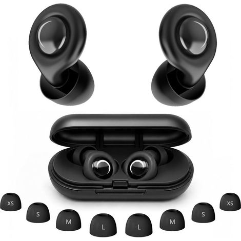 2026 Bouchon D'oreille pour Dormir 4 Tailles (XS/S/M/L) Réduisant le Bruit Pour Dormir/Travail 48dB (1/4)