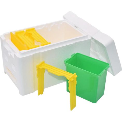 Ruche en Mousse pour Apiculture Matériel De Jardinage pour Ferme Débutant Pollinisation Élevage Récolte Hivernale Arrière-Cour Terrasse (1/5)