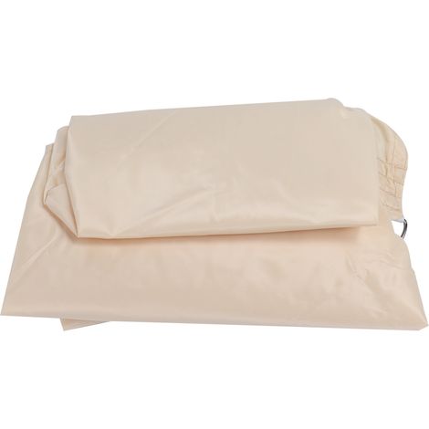 Voile d'ombrage triangulaire équilatéral 5x5x5m, imperméable et portable pour jardin extérieur, couleur beige été (1/5)
