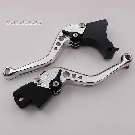 Il convient à la modification de la moto BMW F800R, permettant le réglage de la poignée de frein en alliage d'aluminium, de la poignée d'embrayage et du klaxon (poignée courte argentée). (1/5)