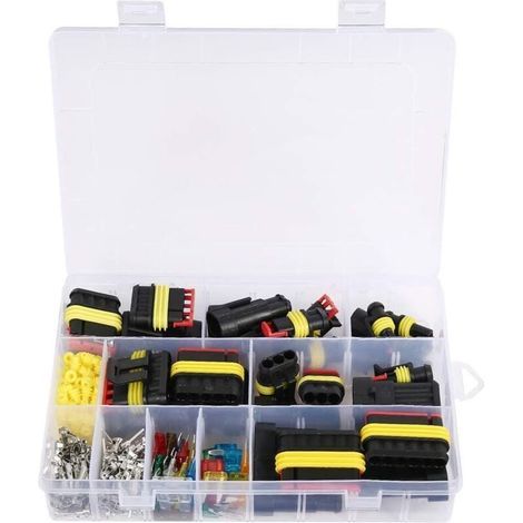Paquet de 240 bornes de connecteur de fil étanches personnalisées pour moto camion voiture comprend 1/2/3/4/5/6 branche fusible Standard Mini jeu de fusibles (1/5)