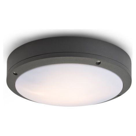 Plafoniera SONNY da soffitto grigio antracite 230V E27 2x18W IP54