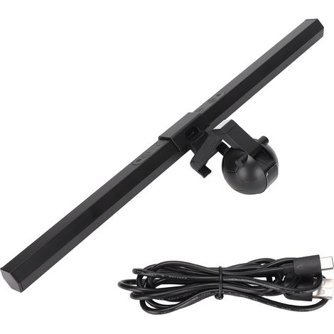 Barre Lumineuse de Bureau LED avec Contrôle Tactile, Lampe d'Écran Réglable pour Ordinateur - Protection des Yeux, Alimentation USB, Maison et Bureau (1/5)