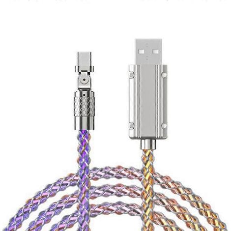 Câble de données RGB à charge rapide USB Type C pour-- (1/5)