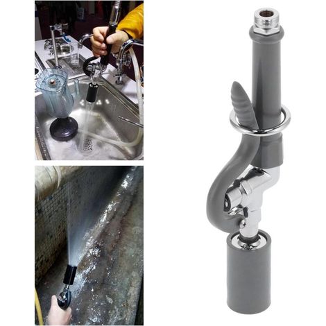 Tête de vanne de pulvérisation de pré-rinçage, assemblage de pulvérisateur de robinet commercial accessoire de tête de pulvérisation de robinet de rinçage à haute pression (1/5)