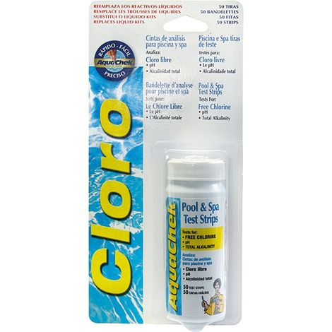 Tiras de prueba piscina Productos QP 100 unidades fácil doble pad