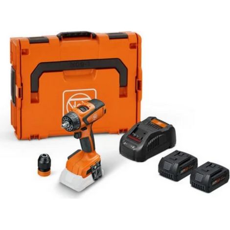 Trapano avvitatore a batteria Fein a 4 velocità ASCM 18 QSW AS Set 5 Ah, 2x 5,0 Ah e caricabatterie (1/5)