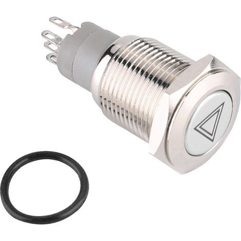 Nouveau bouton marche/arrêt universel de 16 mm pour feu de détresse LED rouge de voiture (1/5)