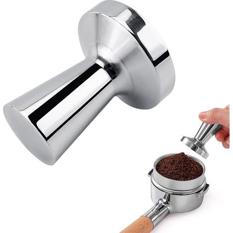 Kaffeetamper 40 mm, Edelstahl Kaffeetamper für Cafés und Kaffeeliebhaber, Kaffeestempel, Filterhalter, Tamper, Druckregulierung, Barista Zubehör, (1/2)