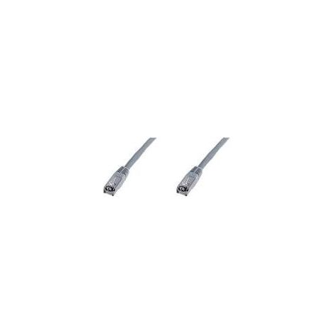 Digitus DK-1531-020 RJ45 Patchkabel CAT 5e SF/UTP 2.00 m Grau verdrillte Paare 1 St. (1/2)